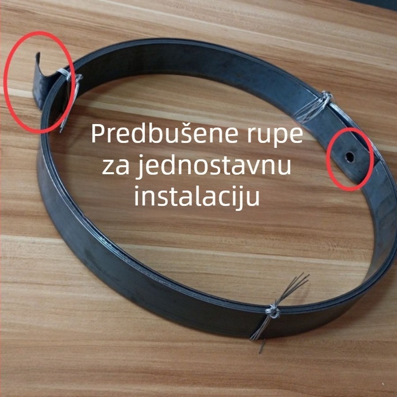 Pružina za rolete vrata, univerzalni tip, traka opruge, duga metalna ploča za ručne klizna vrata