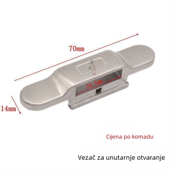 Set hardvera za brave vrata i prozore – cinkova legura, model Q001, moderni minimalistički stil