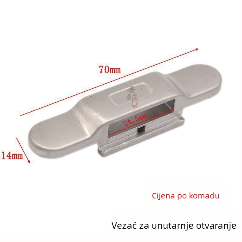 Set hardvera za brave vrata i prozore – cinkova legura, model Q001, moderni minimalistički stil