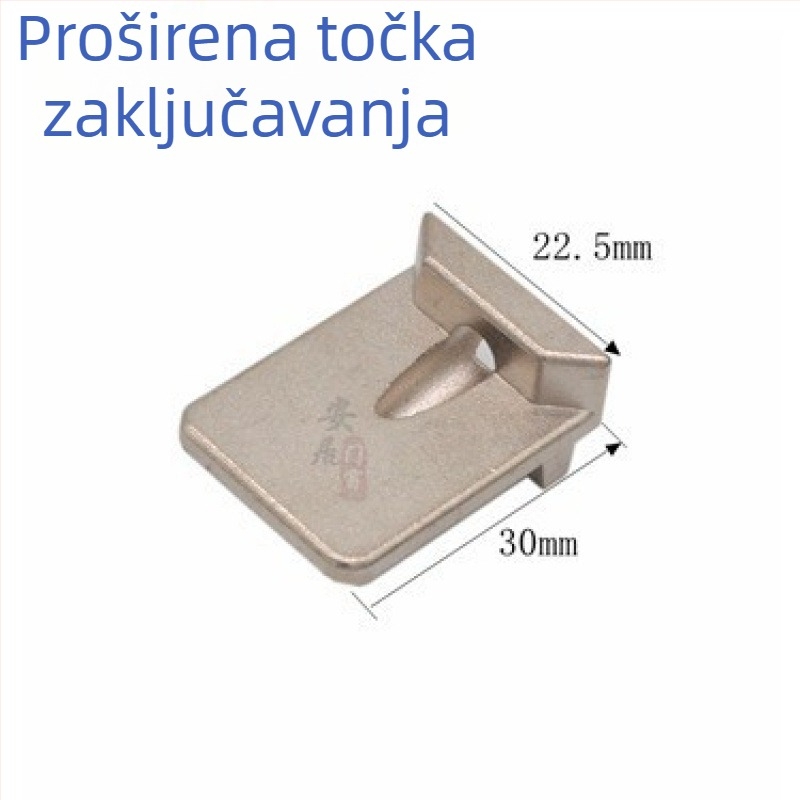 Set hardvera za brave vrata i prozore – cinkova legura, model Q001, moderni minimalistički stil