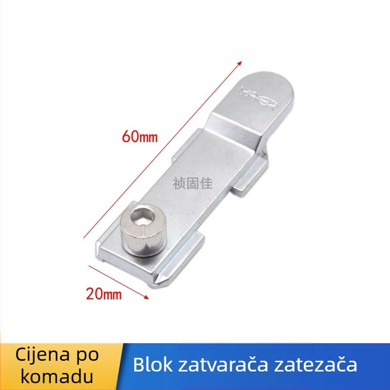 Set hardvera za brave vrata i prozore – cinkova legura, model Q001, moderni minimalistički stil