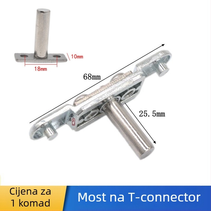 Set hardvera za brave vrata i prozore – cinkova legura, model Q001, moderni minimalistički stil