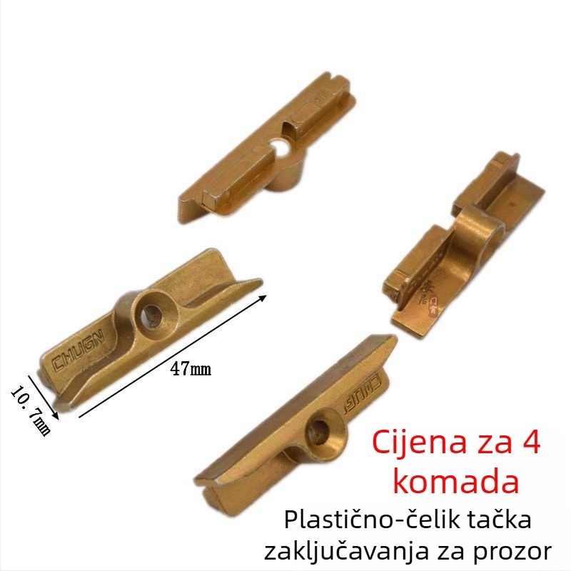 Set hardvera za brave vrata i prozore – cinkova legura, model Q001, moderni minimalistički stil