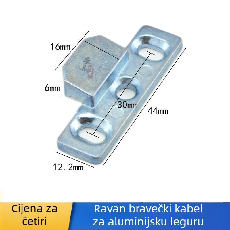 Set hardvera za brave vrata i prozore – cinkova legura, model Q001, moderni minimalistički stil
