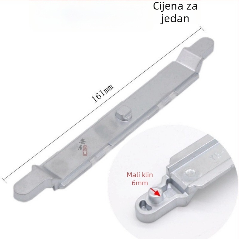 Set hardvera za brave vrata i prozore – cinkova legura, model Q001, moderni minimalistički stil