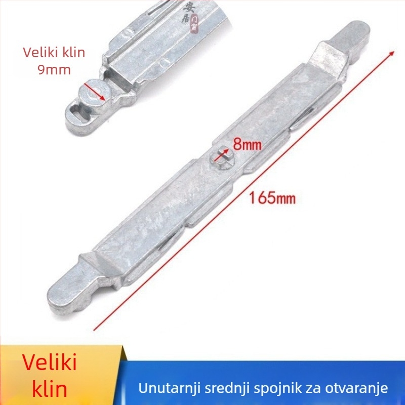 Set hardvera za brave vrata i prozore – cinkova legura, model Q001, moderni minimalistički stil