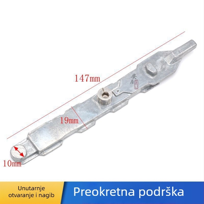 Set hardvera za brave vrata i prozore – cinkova legura, model Q001, moderni minimalistički stil