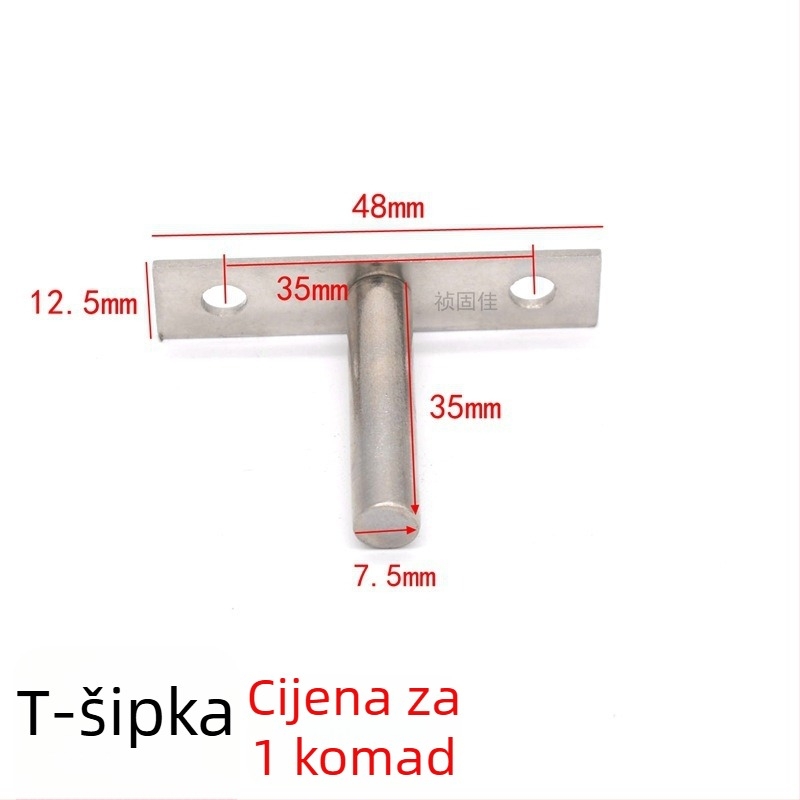 Set hardvera za brave vrata i prozore – cinkova legura, model Q001, moderni minimalistički stil