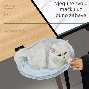 Le Xuan mačji hamak – podesivi dizajn, materijal: imitacija pliš zeca, gnijezdo za mačke