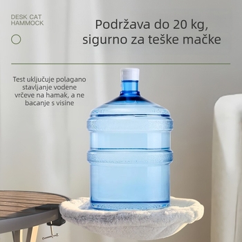 Le Xuan mačji hamak – podesivi dizajn, materijal: imitacija pliš zeca, gnijezdo za mačke