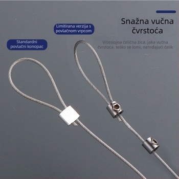 Zatvarač vrata s užetom — automatski, plastični, Zhujiang, moderni minimalistički dizajn