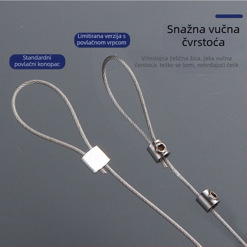 Zatvarač vrata s užetom — automatski, plastični, Zhujiang, moderni minimalistički dizajn