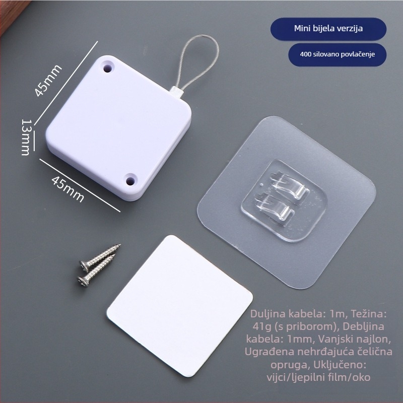 Zatvarač vrata s užetom — automatski, plastični, Zhujiang, moderni minimalistički dizajn