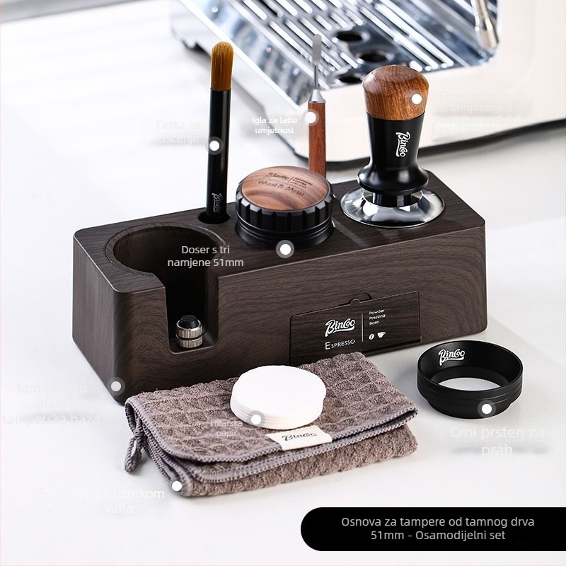 Set tampers za kavu (3-djelni) — ABS materijal, američki stil, premium kvaliteta, za ured ili dom