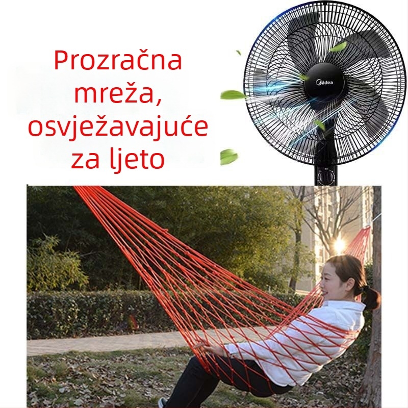 Hamak s mrežom bez postolja, od najlonskog užeta, marka Unique Item