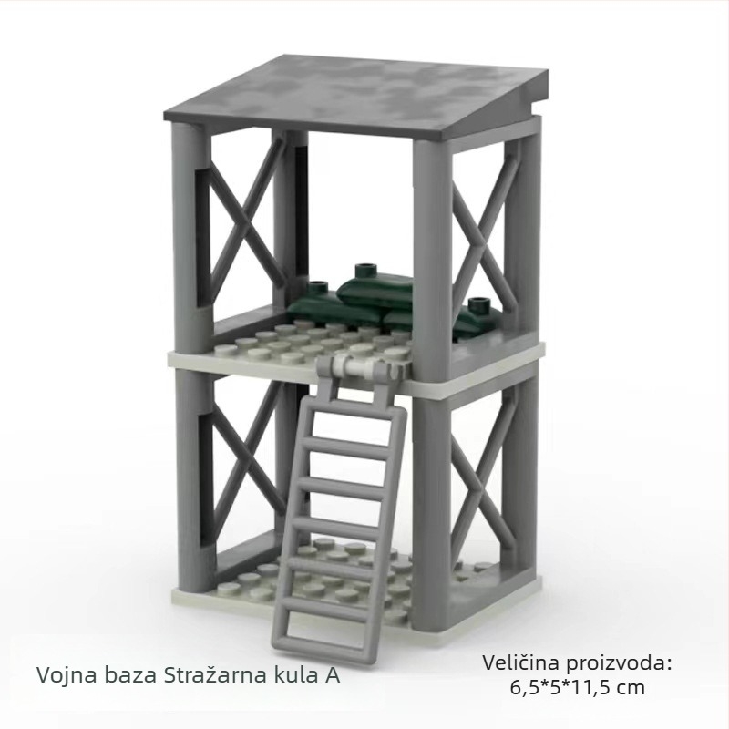 Vojni građevinski set s minifigurama specijalnih snaga, ABS plastika, 50-100 komada, DIY