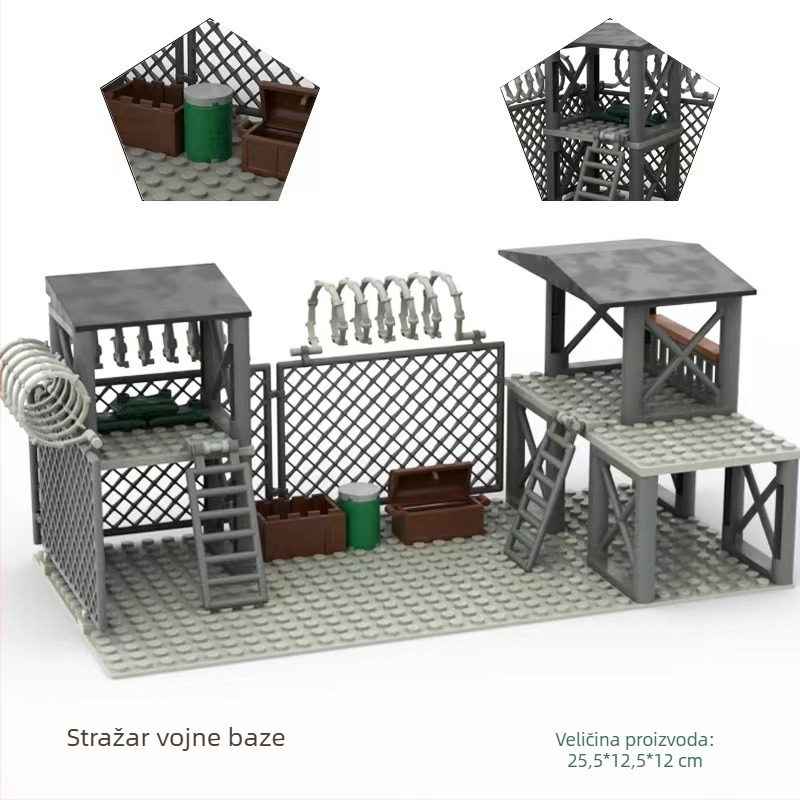 Vojni građevinski set s minifigurama specijalnih snaga, ABS plastika, 50-100 komada, DIY