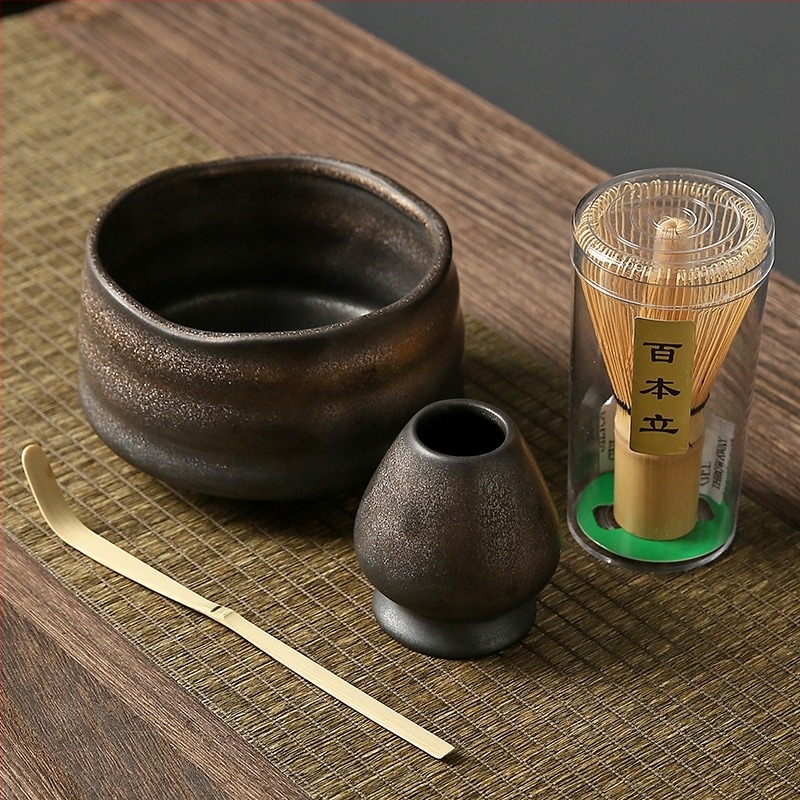 Keramički set alata za matcha, japanski stil, vrhunska kvaliteta, jesen 2023, 600 g