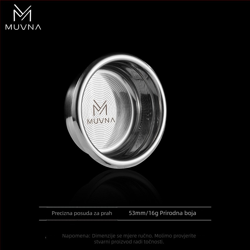 Posuda za doziranje za espresso aparat, serija Liquid Magic od MUVNA MUWENA, 304 nehrđajući čelik, 18/20/22 g