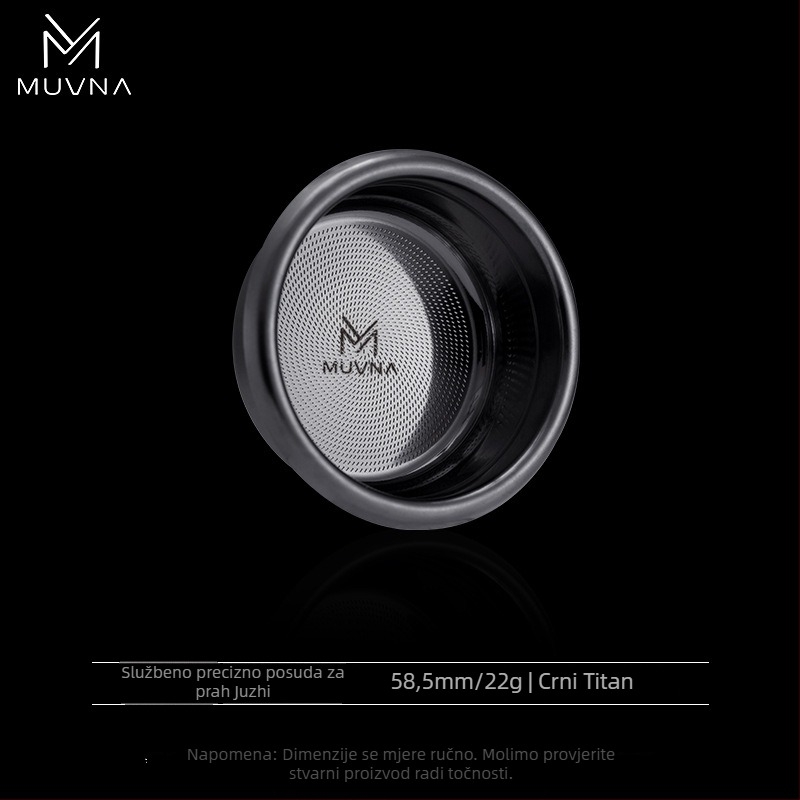 Posuda za doziranje za espresso aparat, serija Liquid Magic od MUVNA MUWENA, 304 nehrđajući čelik, 18/20/22 g