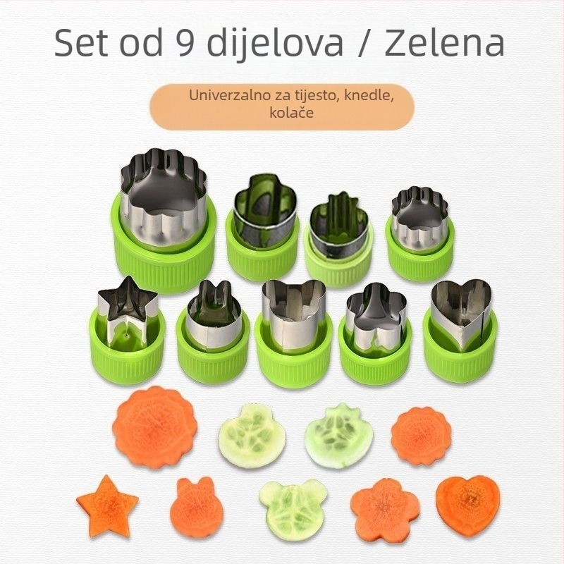 Dječja forma za dumplings i embossing leptir-rezanci - metalni alat, brend Unique