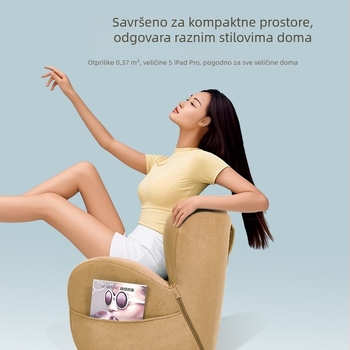 Elastična navlaka za kauč s potporom za struk, za kauč s jednim mjestom, otporna na prašinu, od tkanine