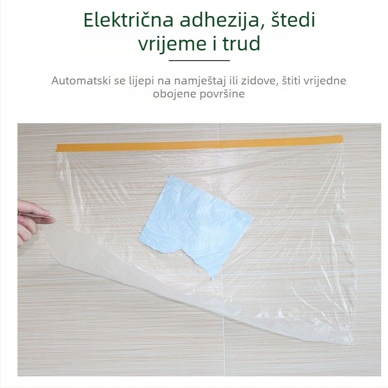 Prozirno zaštitno pokrivalo za namještaj, prilagodljivo, jednostavan stil, za spavaću sobu