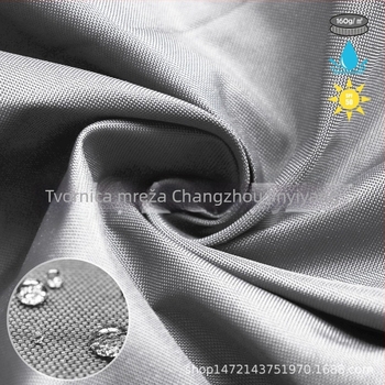 Trojkutna sjenila tkanina od poliestera, 160GSM, vodootpornost 300, PU premaz, bez montaže