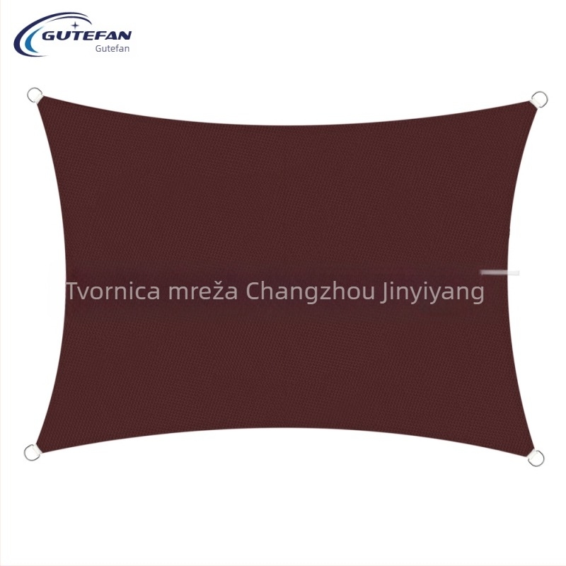 Trojkutna sjenila tkanina od poliestera, 160GSM, vodootpornost 300, PU premaz, bez montaže