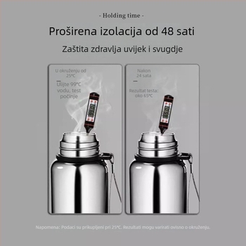 Termos šalice od nehrđajućeg čelika 316 s unutarnjim dijelom 316 i vanjskim dijelom 304, izolacija 12–24 sati