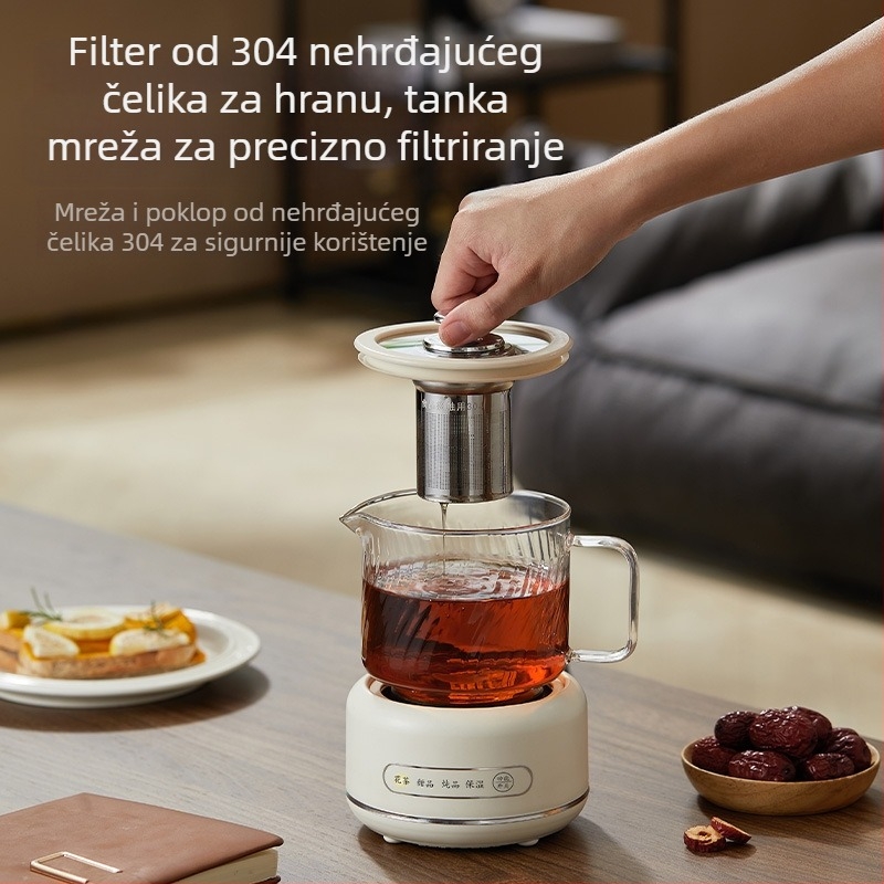 Električna šalica za grijanje s kućišnim grijanjem – kapacitet 0.6–0.7 L, <1000 W, 220 V