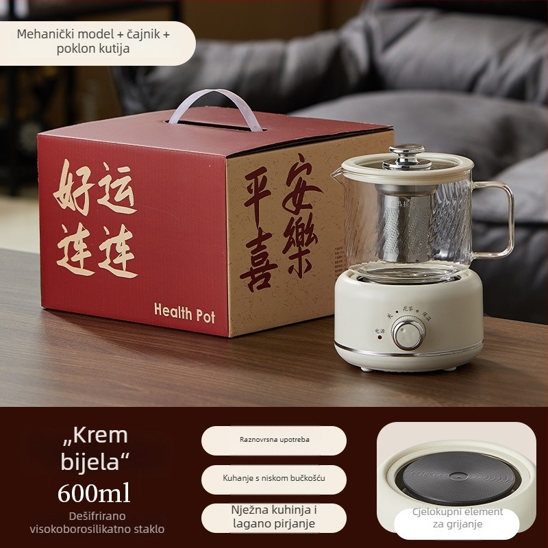 Električna šalica za grijanje s kućišnim grijanjem – kapacitet 0.6–0.7 L, <1000 W, 220 V