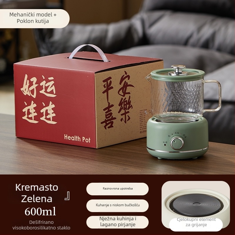 Električna šalica za grijanje s kućišnim grijanjem – kapacitet 0.6–0.7 L, <1000 W, 220 V