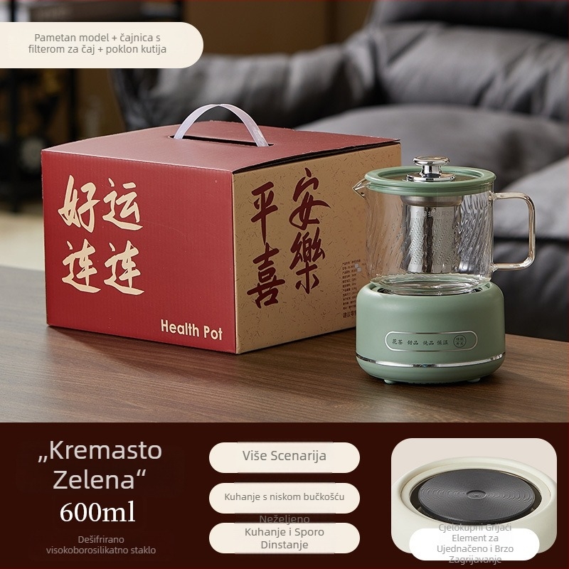 Električna šalica za grijanje s kućišnim grijanjem – kapacitet 0.6–0.7 L, <1000 W, 220 V