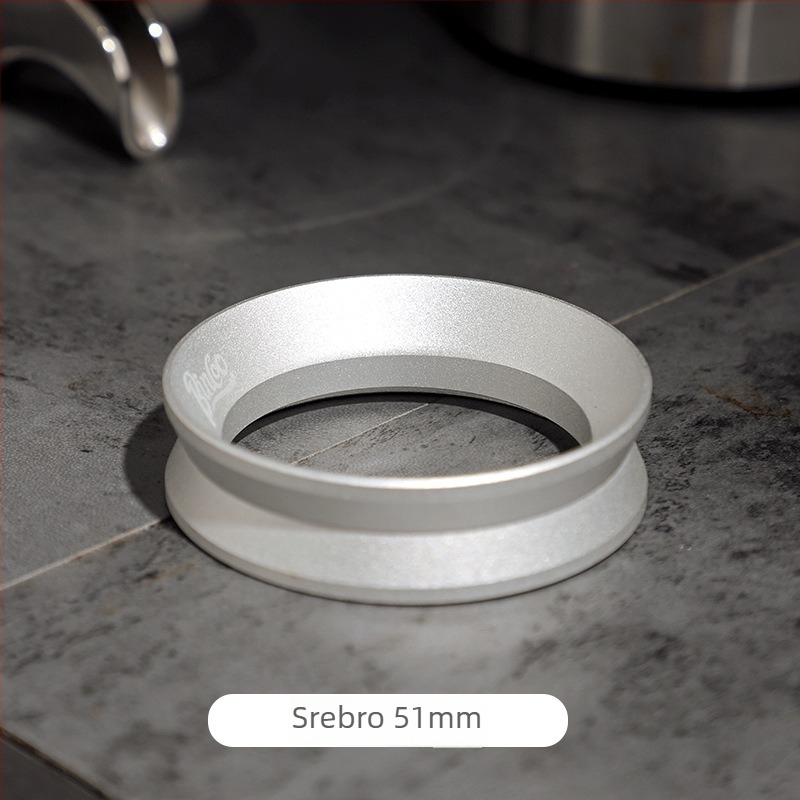 Ručka za espresso portafilter s magnetskim prstenom za prašinu, 51/53/58 mm, aluminijska legura