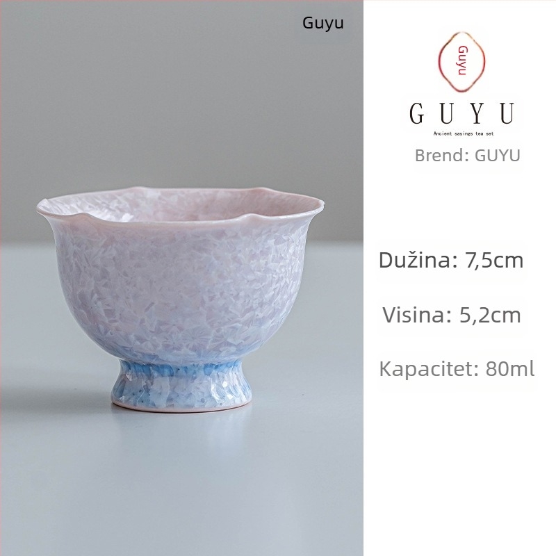 Gongfu porcelanska šalica za čaj, kineski stil, podrijetlo Fujian, jednosedna šalica, idealan poslovni poklon