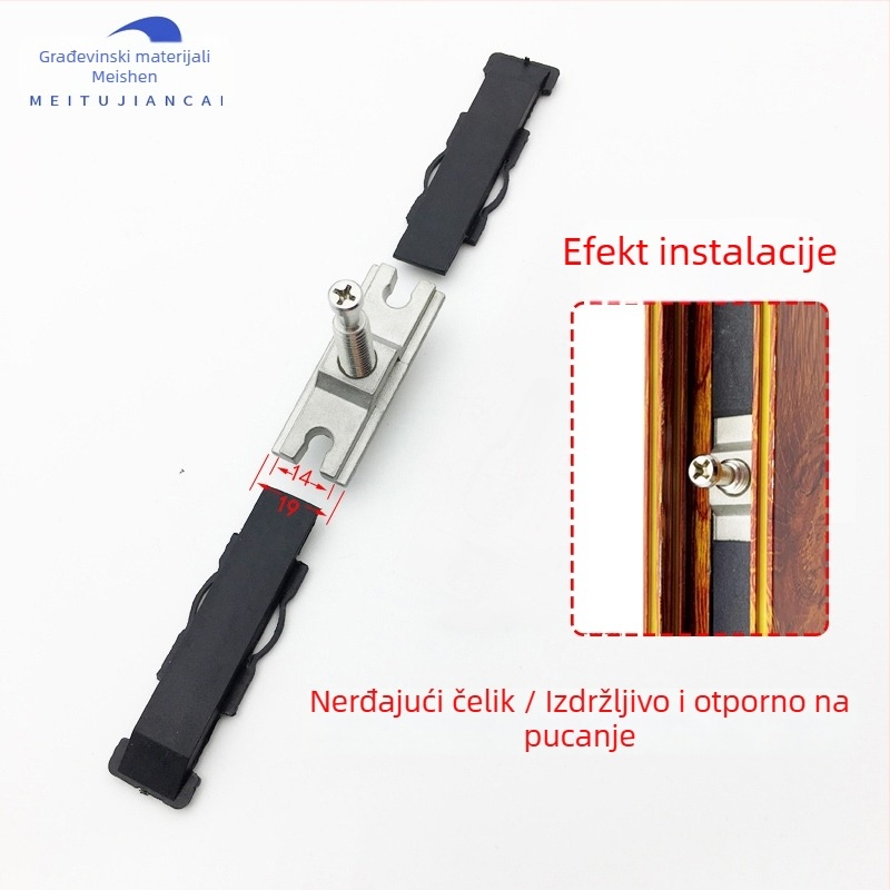 Set sigurnosnih zatvarača za klizna vrata – materijal: cinkova legura i nehrđajući čelik; stil: moderan minimalistički; šifra: Fiuirewrtiooyy; model: Drugo