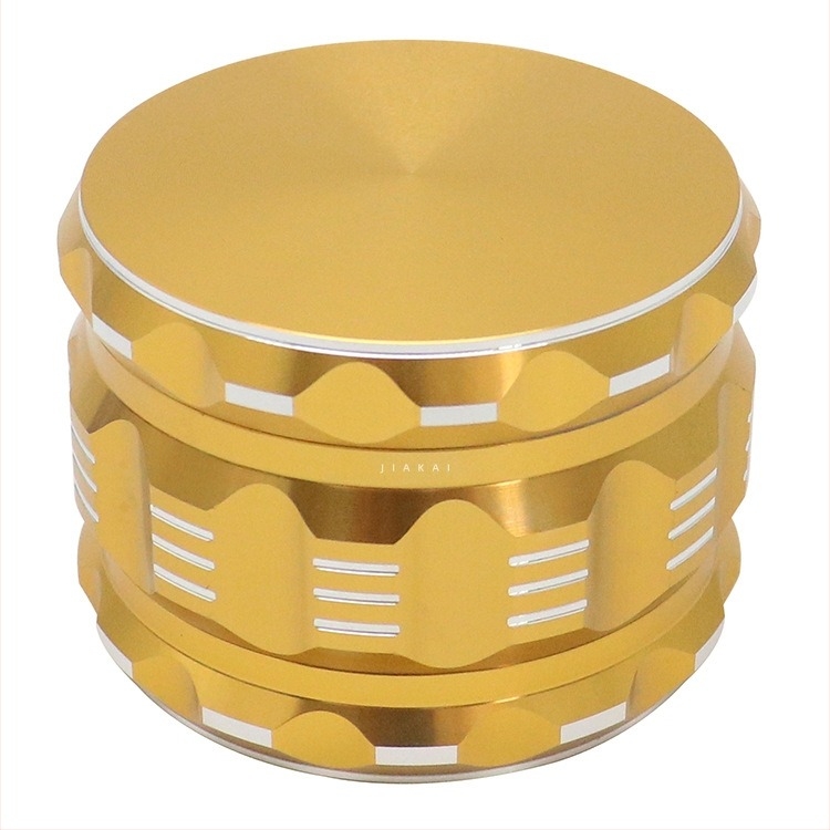 Grinder od aluminijske legure s vjetrozaštitnim dizajnom, tisk logotipa i prilagodba, pakiranje 100 kom