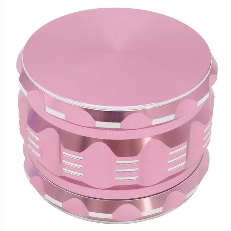 Grinder od aluminijske legure s vjetrozaštitnim dizajnom, tisk logotipa i prilagodba, pakiranje 100 kom