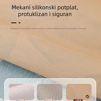 Jastuk za kauč od Chenille tkanine; universalna kompatibilnost; uzorak: jednobojan ili floralni; minimalistički stil