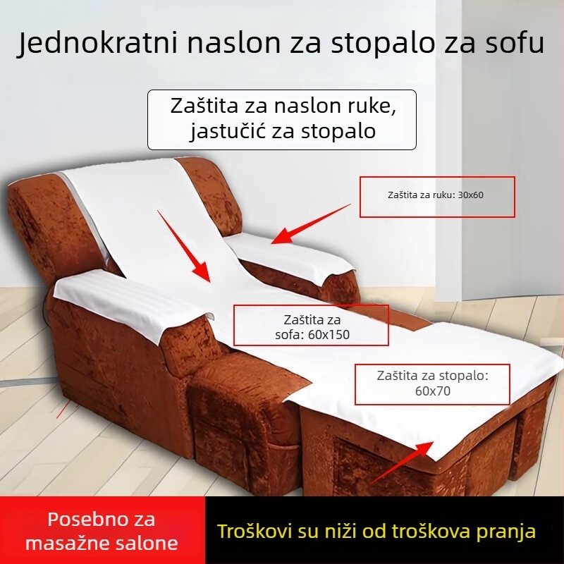 Jastučnica za sofu od gaze, protuklizna, jednodelna, uzorak petokraka zvijezda, pogodna za kombinaciju sofa, moderan minimalistički stil