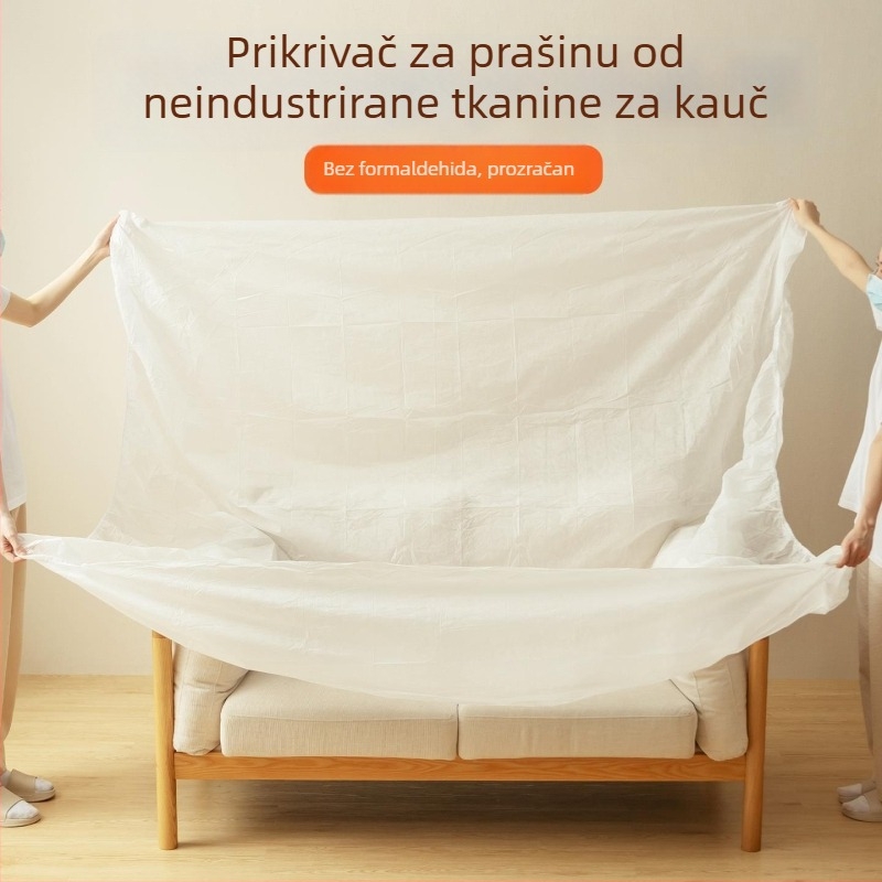 Zaštitna navlaka za prašinu za namještaj i krevet – prozračni netkani materijal, potpuno pokriće, jednokratni zaštitni film, prilagođena obrada, japanski stil