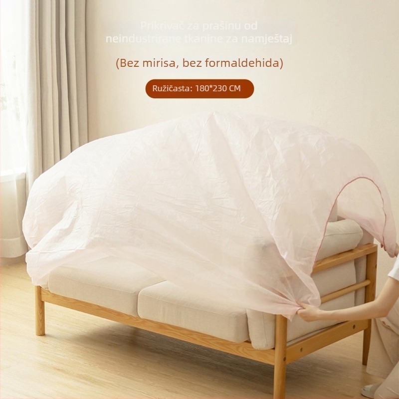 Zaštitna navlaka za prašinu za namještaj i krevet – prozračni netkani materijal, potpuno pokriće, jednokratni zaštitni film, prilagođena obrada, japanski stil