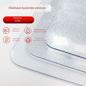 PVC podmetač za stol, pravokutna, vodootporna, otporna na ulja, zaštita od opeklina