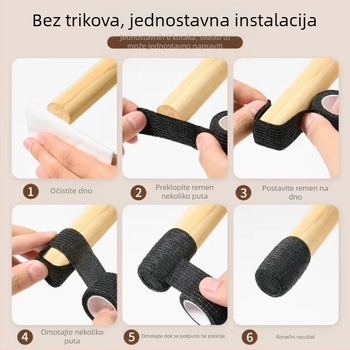 Navlaka za noge stolova, protuklizna i otporna na habanje, univerzalna zaštitna navlaka; materijal: Silk flower, oblik: pravokutan, uzorak: 69850