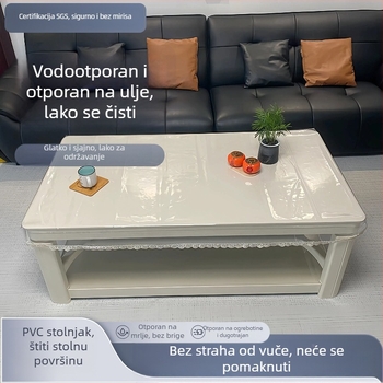 Prozirna PVC podloga za stol za roštilj – otporna na visoke temperature, protuklizna, otporna na habanje, otporna na ulja, toplinska izolacija