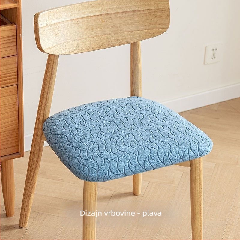 Stolnjak s geometrijskim uzorkom, kvadratnog oblika, nordijski stil; materijal: tkanina; protuklizni, hladan dodir, otporan na ogrebotine mačaka.