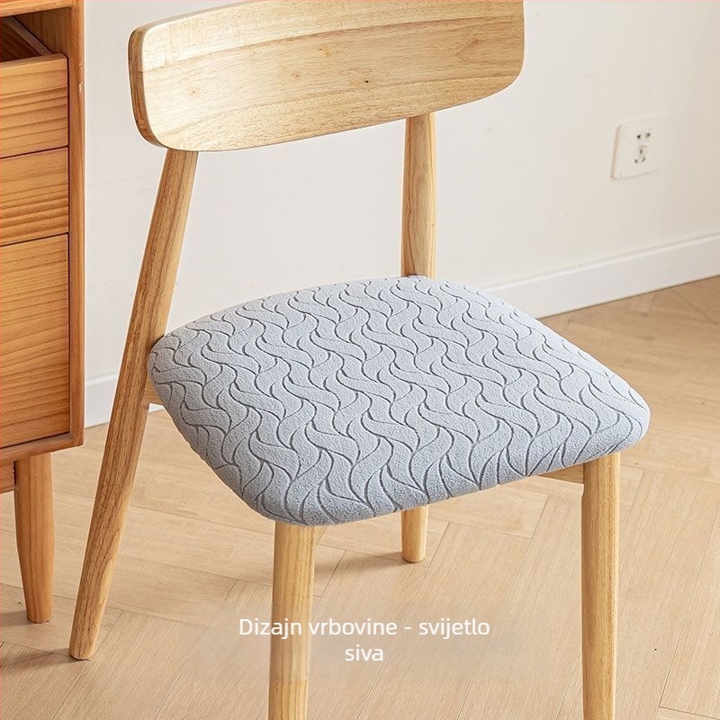 Stolnjak s geometrijskim uzorkom, kvadratnog oblika, nordijski stil; materijal: tkanina; protuklizni, hladan dodir, otporan na ogrebotine mačaka.