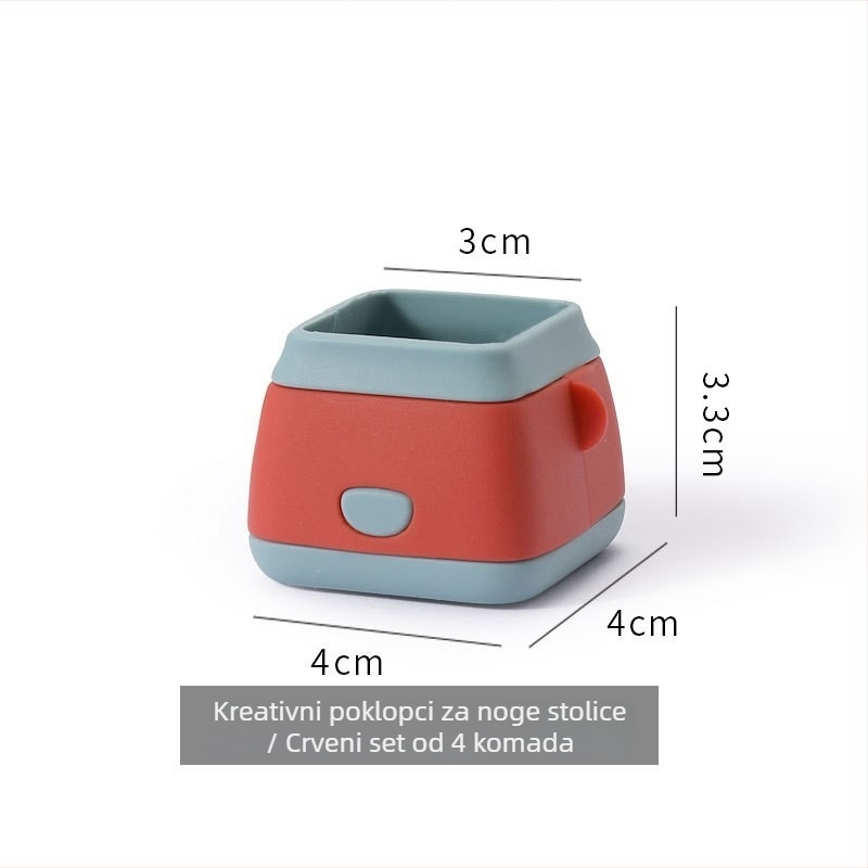 Silikonski poklopci za noge stolova, okrugli, otporni na habanje, moderan minimalistički stil (Materijal: Silikon; Oblik: Okrugli; Funkcija: Otpornost na habanje; Stil: Moderan minimalistički; Brend: Sun Xiaomei)