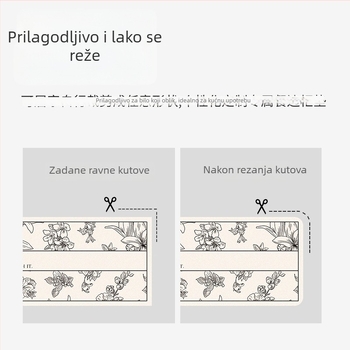 PVC zaštitna podloga za stol – pravokutna, višestruka upotreba, upija vodu, otporna na mrlje, moderni minimalistički stil